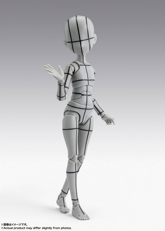[PRE-ORDER] Bandai Tamashii S.H.Figuarts BODY CHAN -KEN SUGIMORI- WIRE FRAME (Gray)