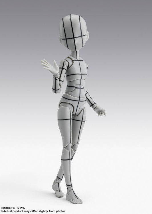 [PRE-ORDER] Bandai Tamashii S.H.Figuarts BODY CHAN -KEN SUGIMORI- WIRE FRAME (Gray)