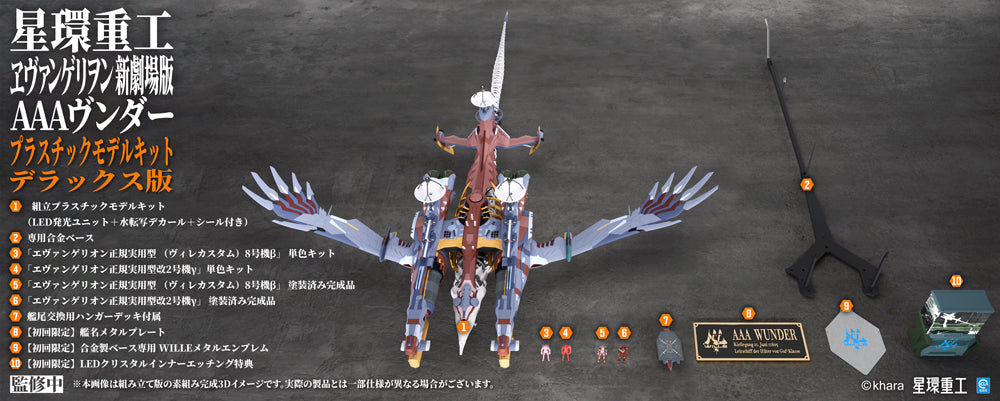 [PRE-ORDER] Kotobukiya Ultra Scale AAA Wunder (Deluxe Plastic Model Kit Ver.)