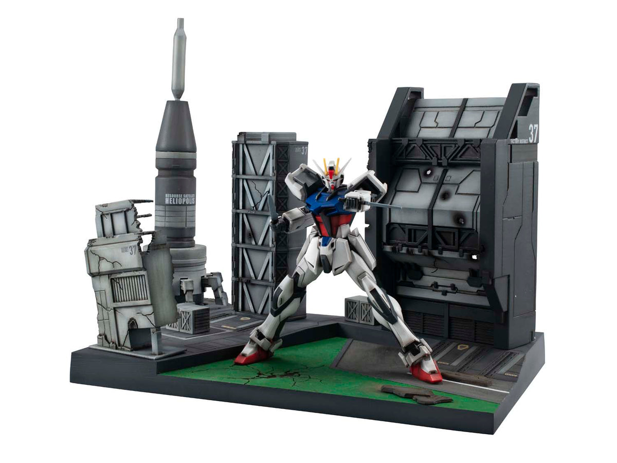[PRE-ORDER] Megahouse Realistic Model Series G Structure Mobile Suit Gundam SEED (HG series) [GS06M] Heliopolis Battle Stage (material color edition)