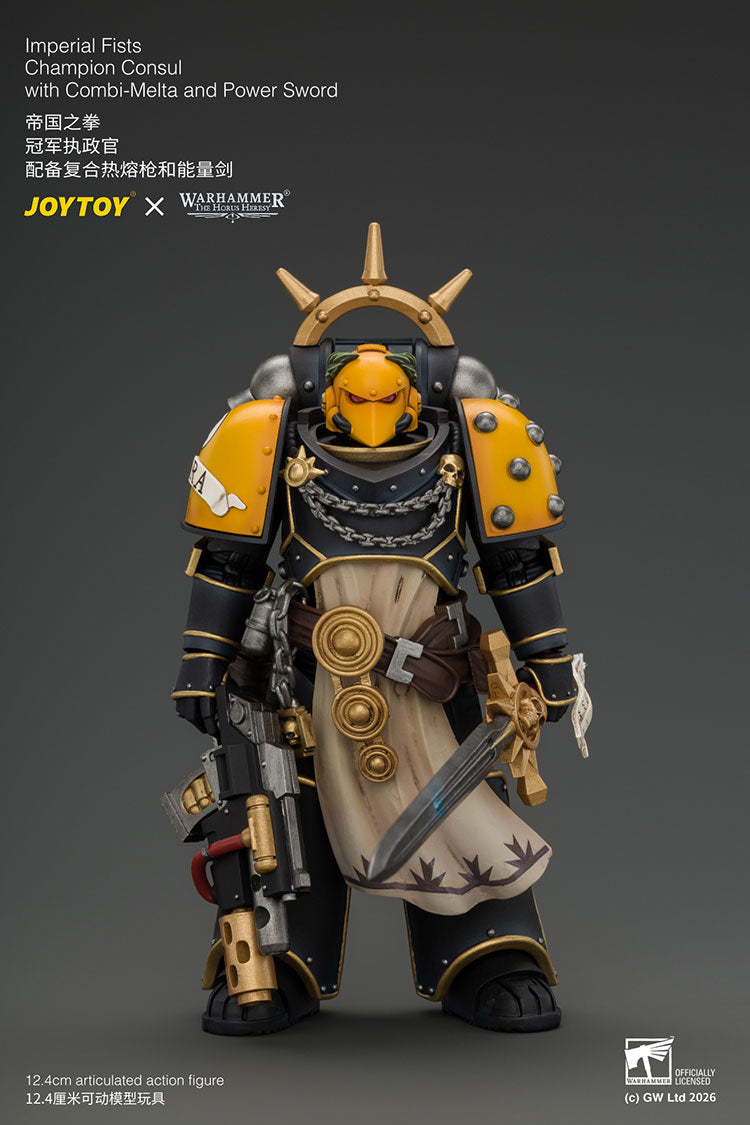 [PRE-ORDER] JoyToy Imperial Fists Champion Consul with Combi-Melta and Power Sword