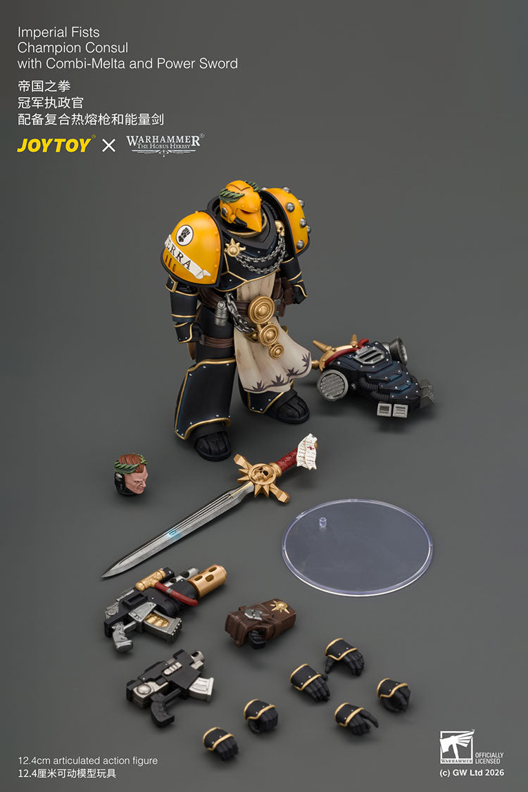 [PRE-ORDER] JoyToy Imperial Fists Champion Consul with Combi-Melta and Power Sword