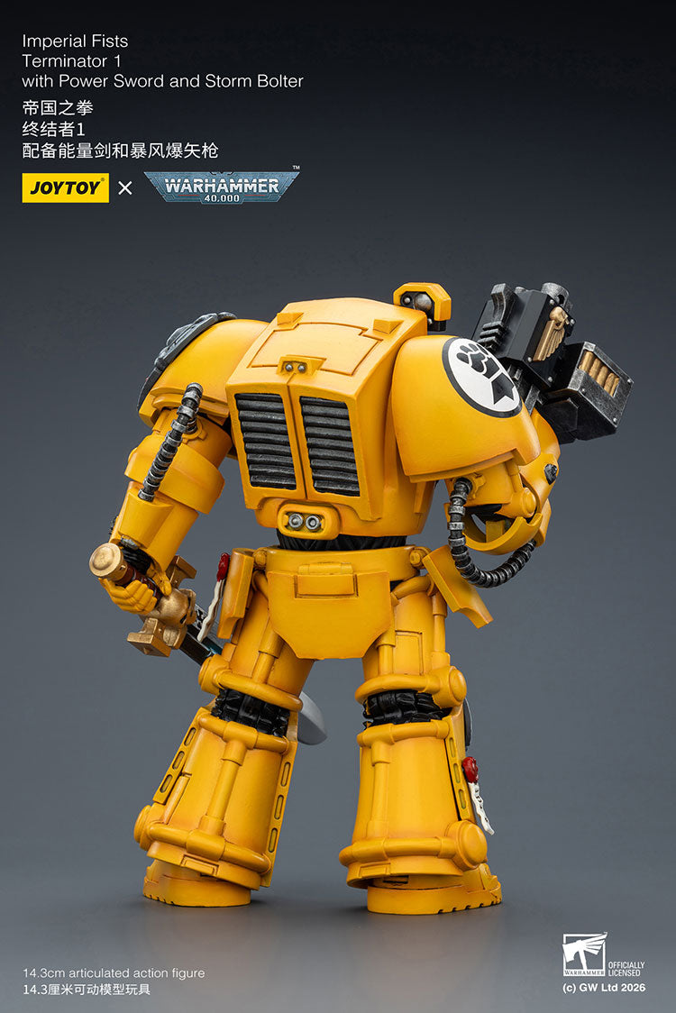 [PRE-ORDER] JoyToy Imperial Fists Terminator 1 with Power Sword and Storm Bolter