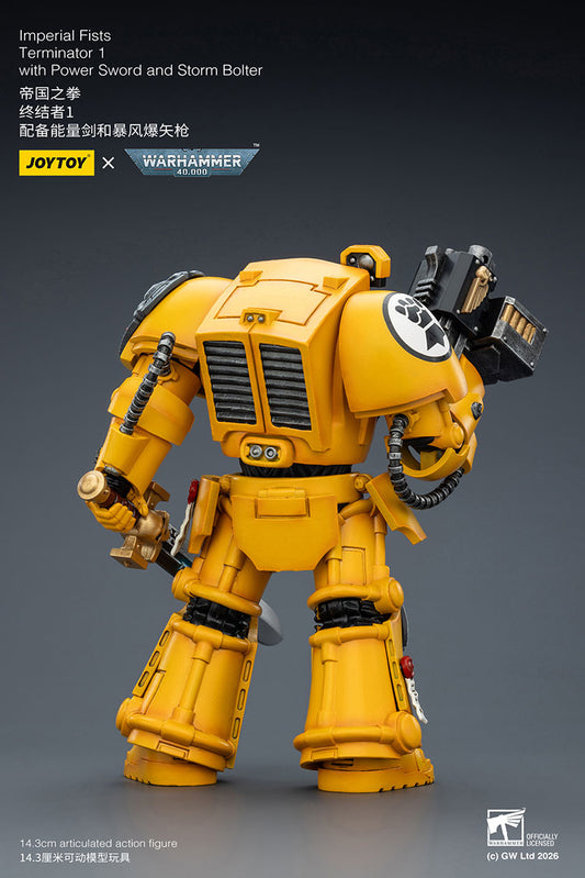 [PRE-ORDER] JoyToy Imperial Fists Terminator 1 with Power Sword and Storm Bolter