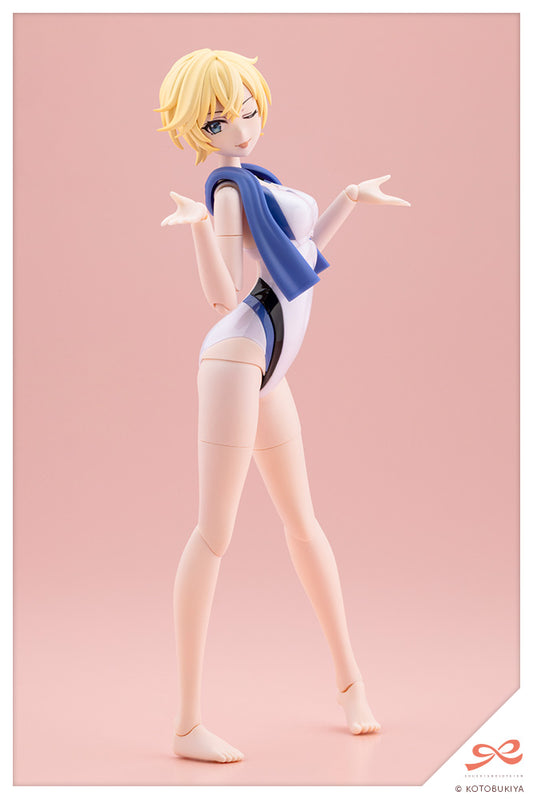 [PRE-ORDER] Kotobukiya RUI SAOTOME TOUOU HIGH SCHOOL COMPETITIVE SWIMSUIT DREAMING STYLE WHITE DOLPHIN