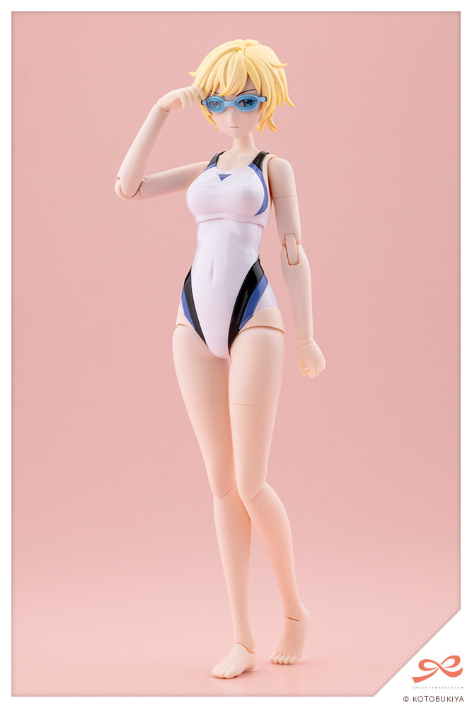 [PRE-ORDER] Kotobukiya RUI SAOTOME TOUOU HIGH SCHOOL COMPETITIVE SWIMSUIT DREAMING STYLE WHITE DOLPHIN