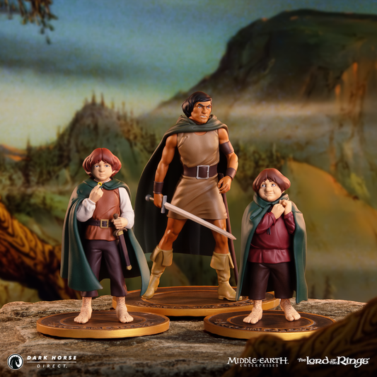 [PRE-ORDER] Dark Horse The Lord of the Rings PVC Figure Set Frodo, Aragorn, and Samwise