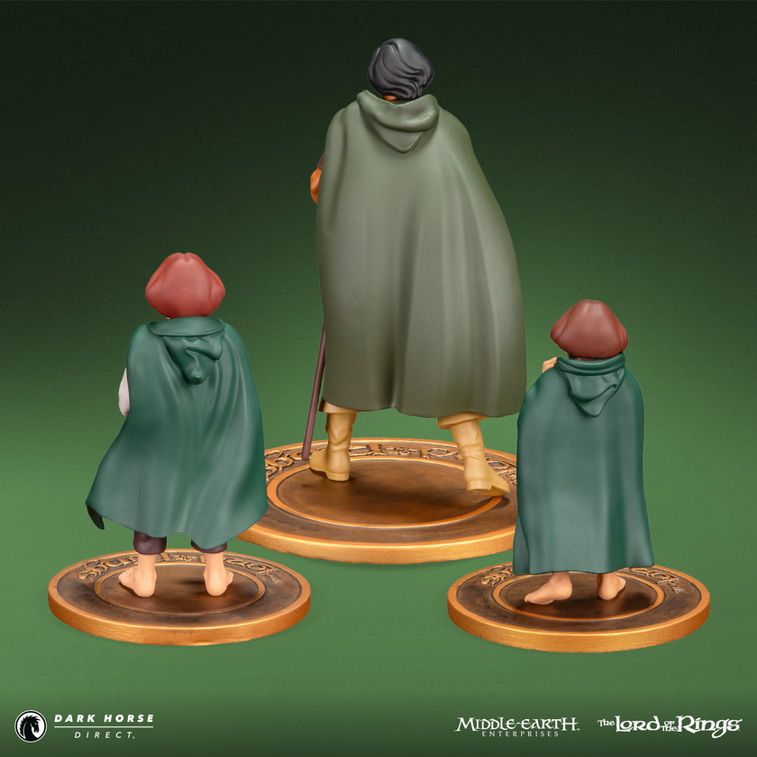 [PRE-ORDER] Dark Horse The Lord of the Rings PVC Figure Set Frodo, Aragorn, and Samwise