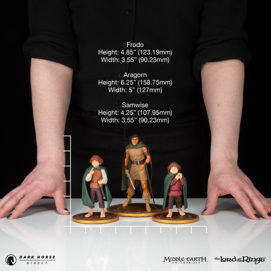 [PRE-ORDER] Dark Horse The Lord of the Rings PVC Figure Set Frodo, Aragorn, and Samwise