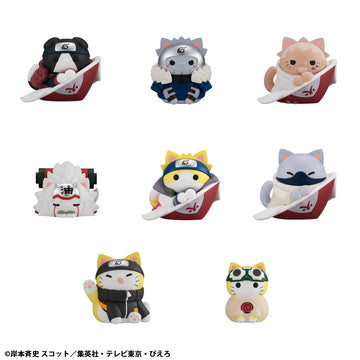 [PRE-ORDER] Megahouse BOX OF 8 - MEGA CAT PROJECT Naruto Shippuden Nyaruto! The bond between master and disciple ver. (Repeat)