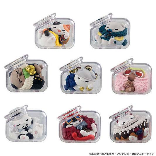 [PRE-ORDER] Megahouse BOX OF 8 - MEGA CAT PROJECT ONE PIECE Good Night NyanPieceNyan！ Ver. Luffy with rivals