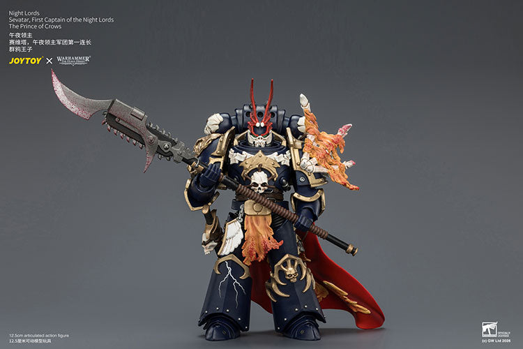 [PRE-ORDER] JoyToy Night Lords Sevatar, First Captain of the Night Lords The Prince of Crows