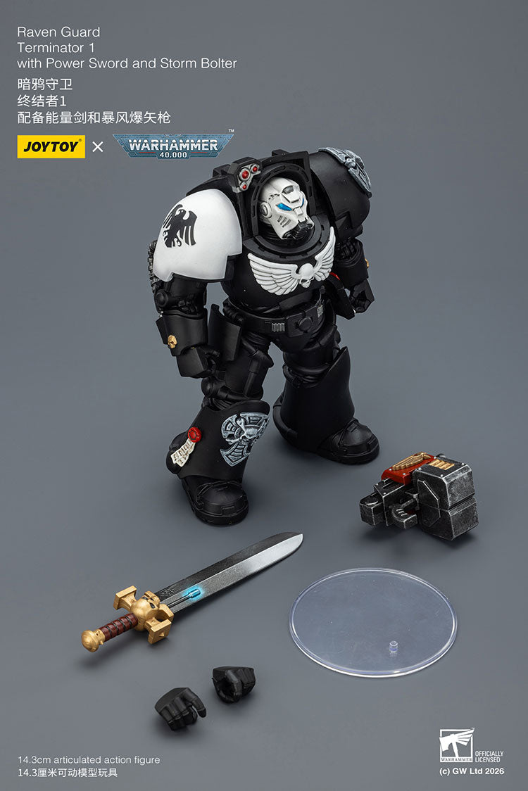 [PRE-ORDER] JoyToy Raven Guard Terminator 1 with Power Sword and Storm Bolter