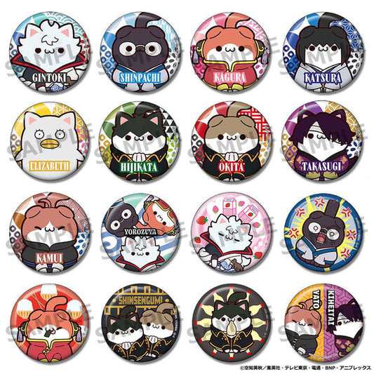 [PRE-ORDER] Megahouse BOX OF 16 - MEGA CAT PROJECT Gintama Nyantama! Metal Badge Collection