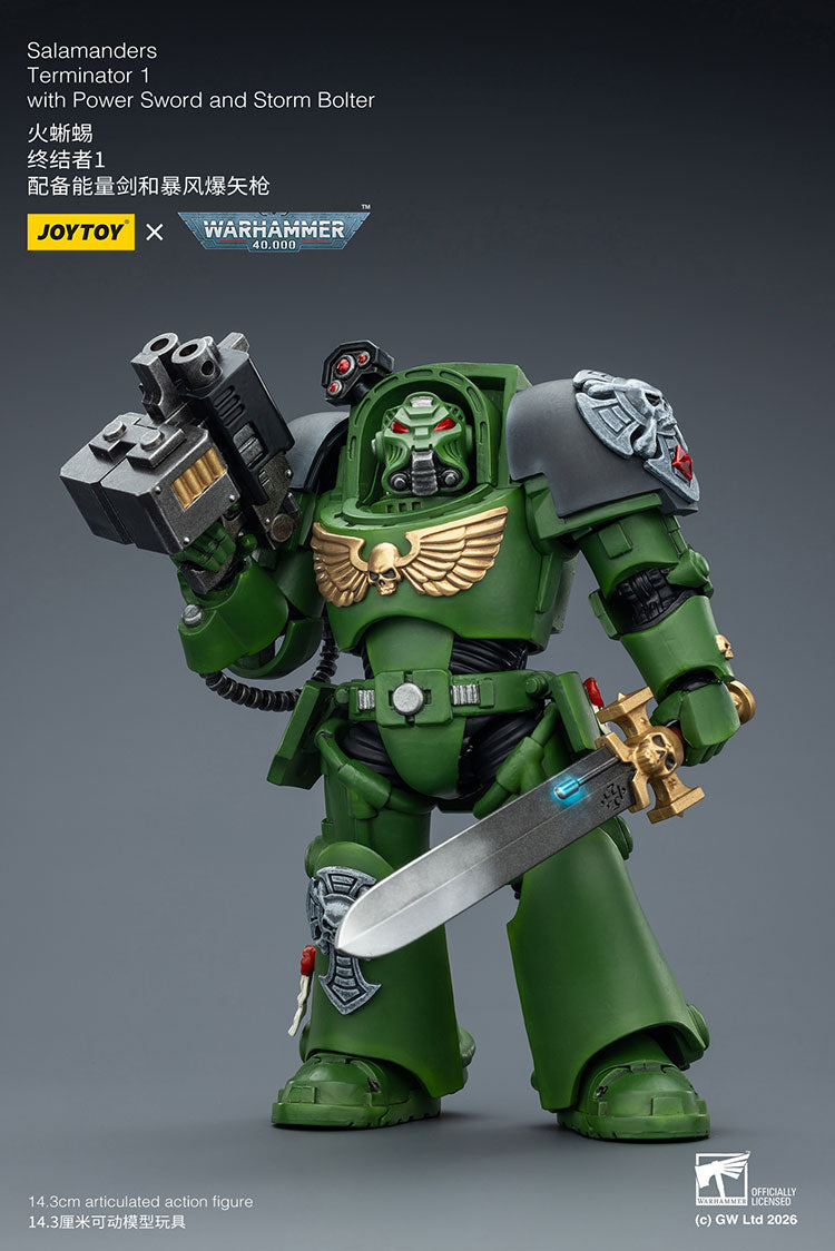 [PRE-ORDER] JoyToy Salamanders Terminator 1 with Power Sword and Storm Bolter