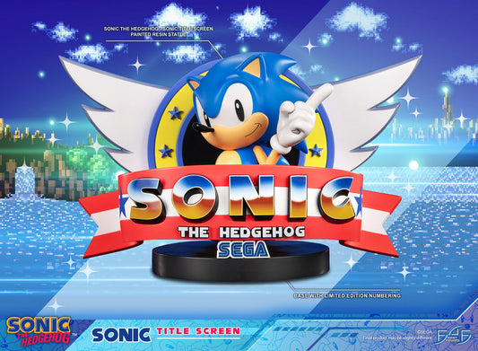 [PRE-ORDER] First 4 Figures Sonic The Hedgehog - Sonic Title Screen