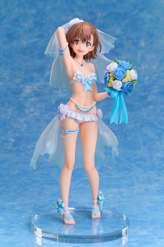 [PRE-ORDER] A･DIMENSION A Certain Scientific Railgun T Mikoto Misaka Wedding swim Swimsuit Ver. 1/7 Complete Figure