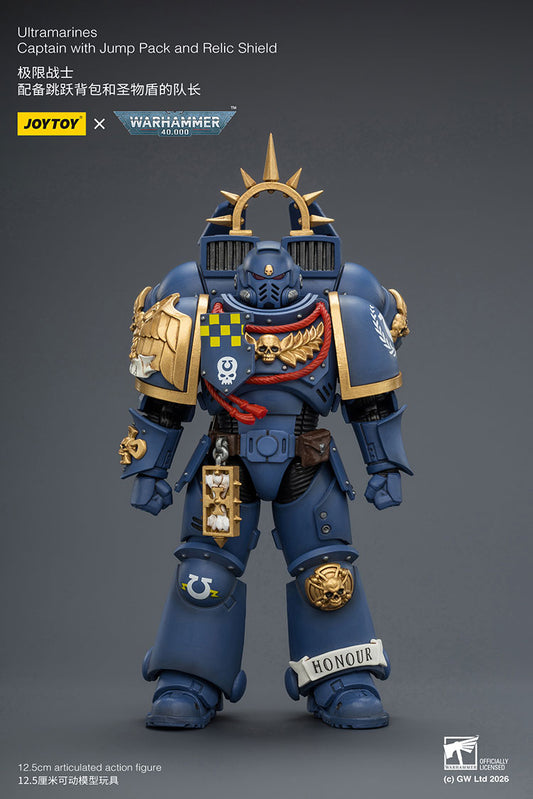 [PRE-ORDER] JoyToy Ultramarines Captain with Jump Pack and Relic Shield