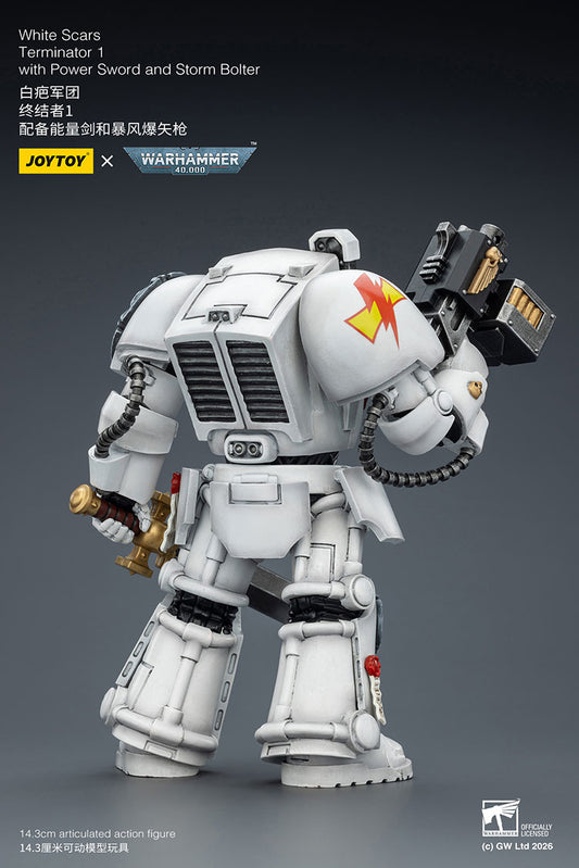 [PRE-ORDER] JoyToy White Scars Terminator 1 with Power Sword and Storm Bolter
