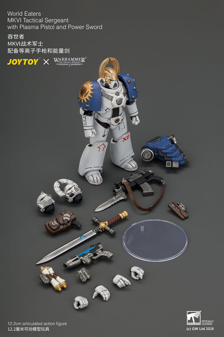 [PRE-ORDER] JoyToy World Eaters MKVI Tactical Sergeant with Plasma Pistol and Power Sword