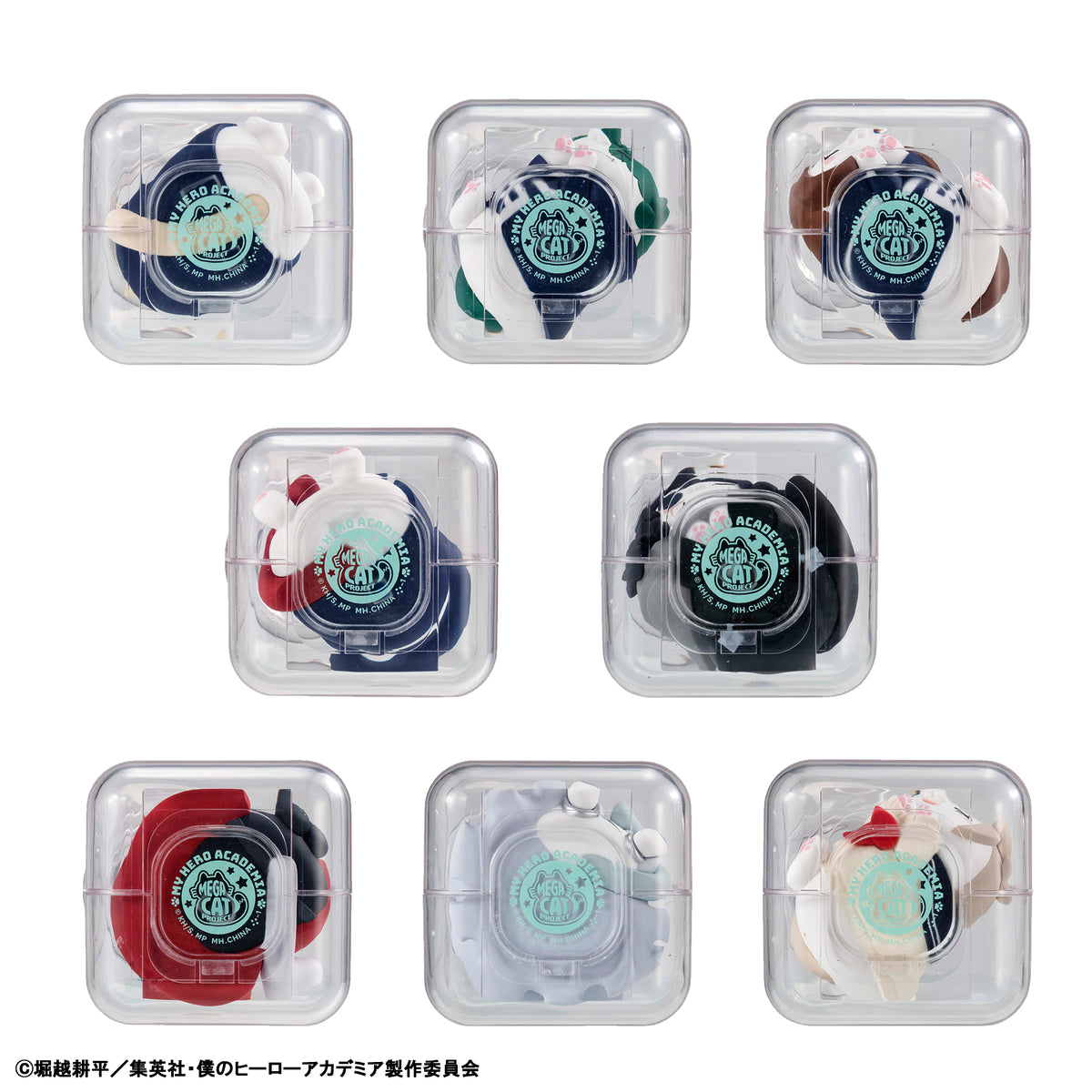 [PRE-ORDER] Megahouse BOX OF 8 - MEGA CAT PROJECT My Hero Academia Good Night Heroaca Cats