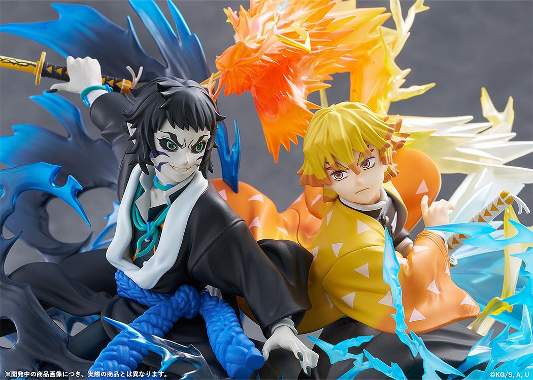 [PRE-ORDER] Aniplex Demon Slayer Kimetsu no Yaiba Zenitsu Agatsuma & Kaigaku Non-Scale Figure