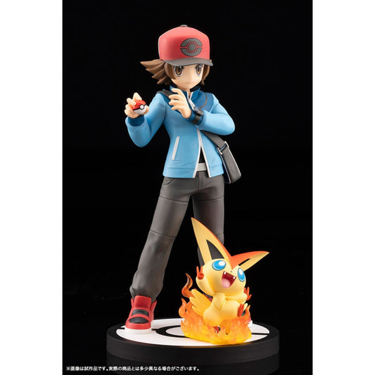 [PRE-ORDER] Kotobukiya Pokemon TOUYA with VICTINI ARTFX J STATUE