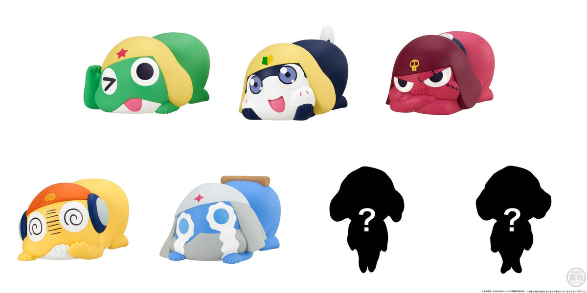 [PRE-ORDER] Bandai BOX OF 12 - MOCCHIRI KORORIN SGT. KERORO W/O GUM