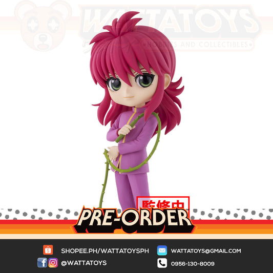 PRE ORDER- BANPRESTO -YU YU HAKUSHO Q POSKET-KURAMA-