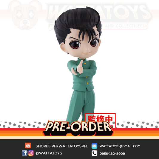 PRE ORDER- BANPRESTO -YU YU HAKUSHO Q POSKET-YUSUKE URAMESHI-