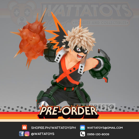 PRE ORDER- BANPRESTO -MY HERO ACADEMIA THE AMAZING HEROES-PLUS-VOL.4- KATSUKI BAKUGO