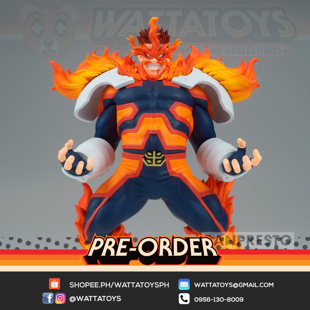 PRE ORDER- BANPRESTO -MY HERO ACADEMIA THE AMAZING HEROES-PLUS-VOL.3 ENDEAVOR