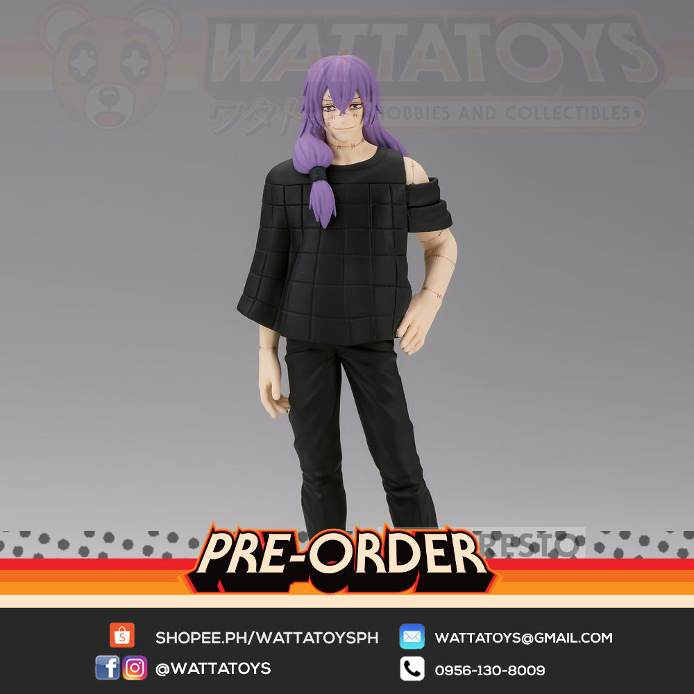 PRE ORDER- BANPRESTO -JUJUTSU KAISEN JUKON NO KATA -B: MAHITO