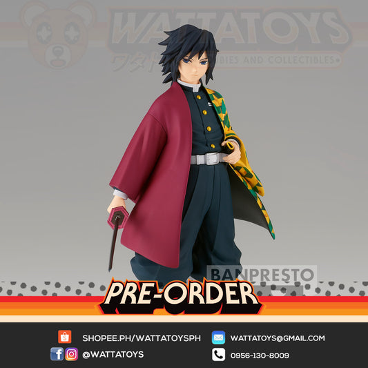 PRE ORDER- BANPRESTO -DEMON SLAYER: KIMETSU NO YAIBA FIGURE VOL.46(B:GIYU TOMIOKA)