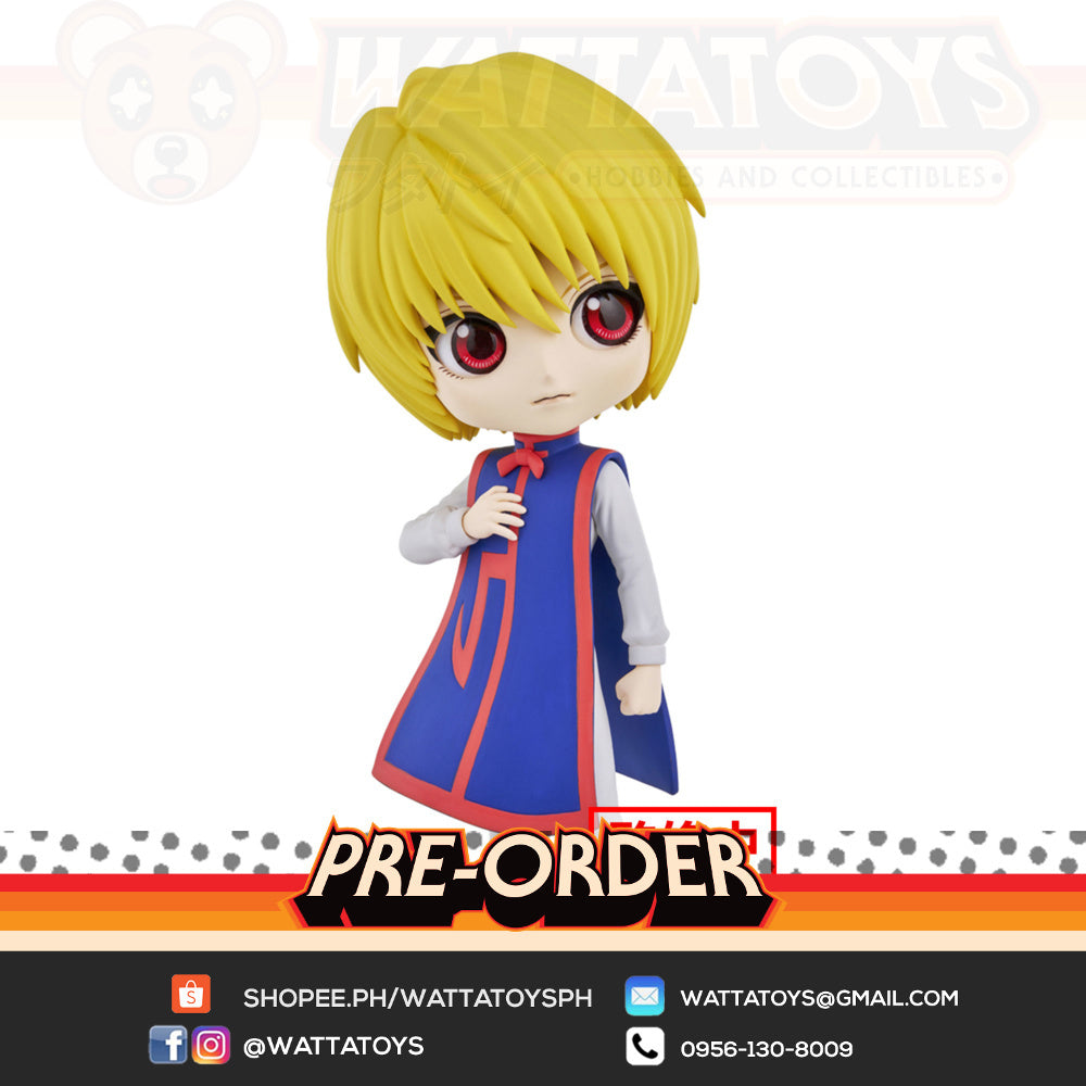 PRE ORDER- BANPRESTO - HUNTER×HUNTER Q POSKET-KURAPIKA-(VER.A or B)