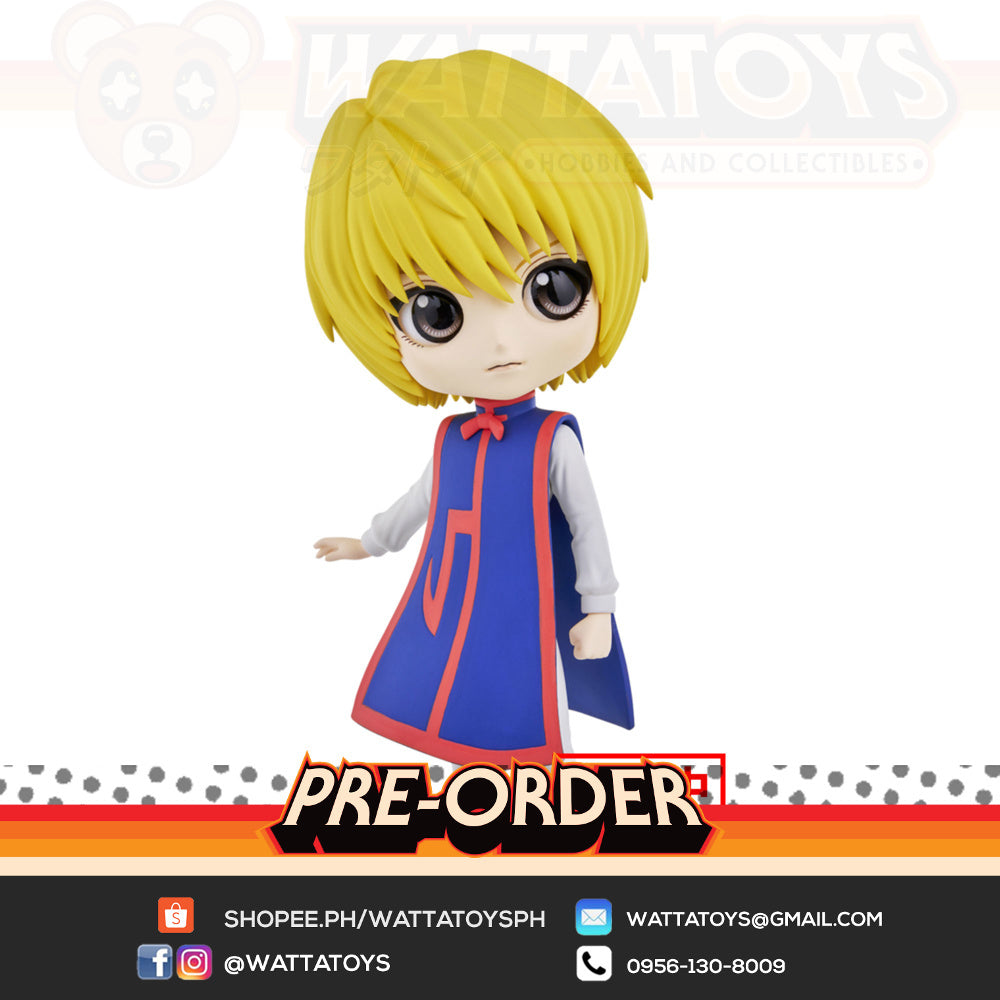 PRE ORDER- BANPRESTO - HUNTER×HUNTER Q POSKET-KURAPIKA-(VER.A or B)