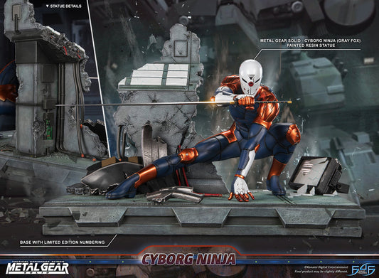 [PRE-ORDER] First4 Figures Metal Gear Solid - Cyborg Ninja (Gray Fox)