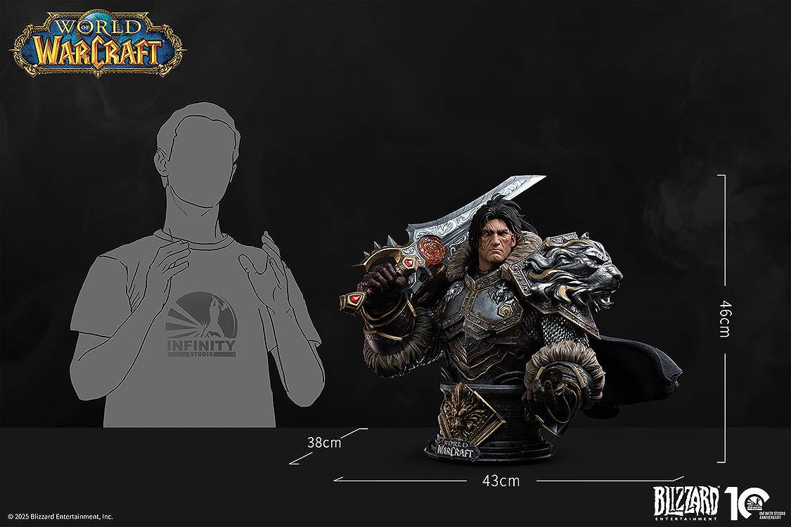 [PRE-ORDER] Infinity Studio X Blizzard Varian Wrynn 1/3 Bust Model