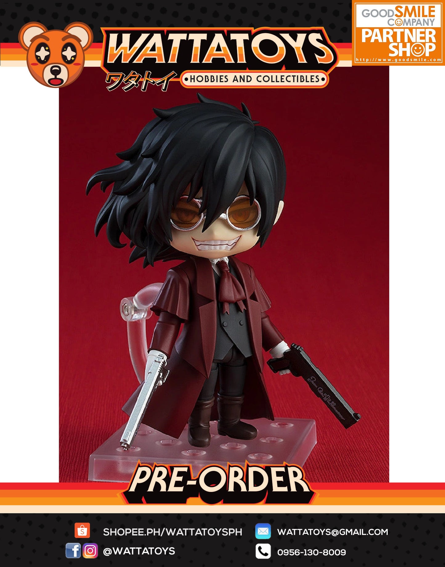 PRE ORDER Nendoroid 2149 HELLSING OVA Alucard