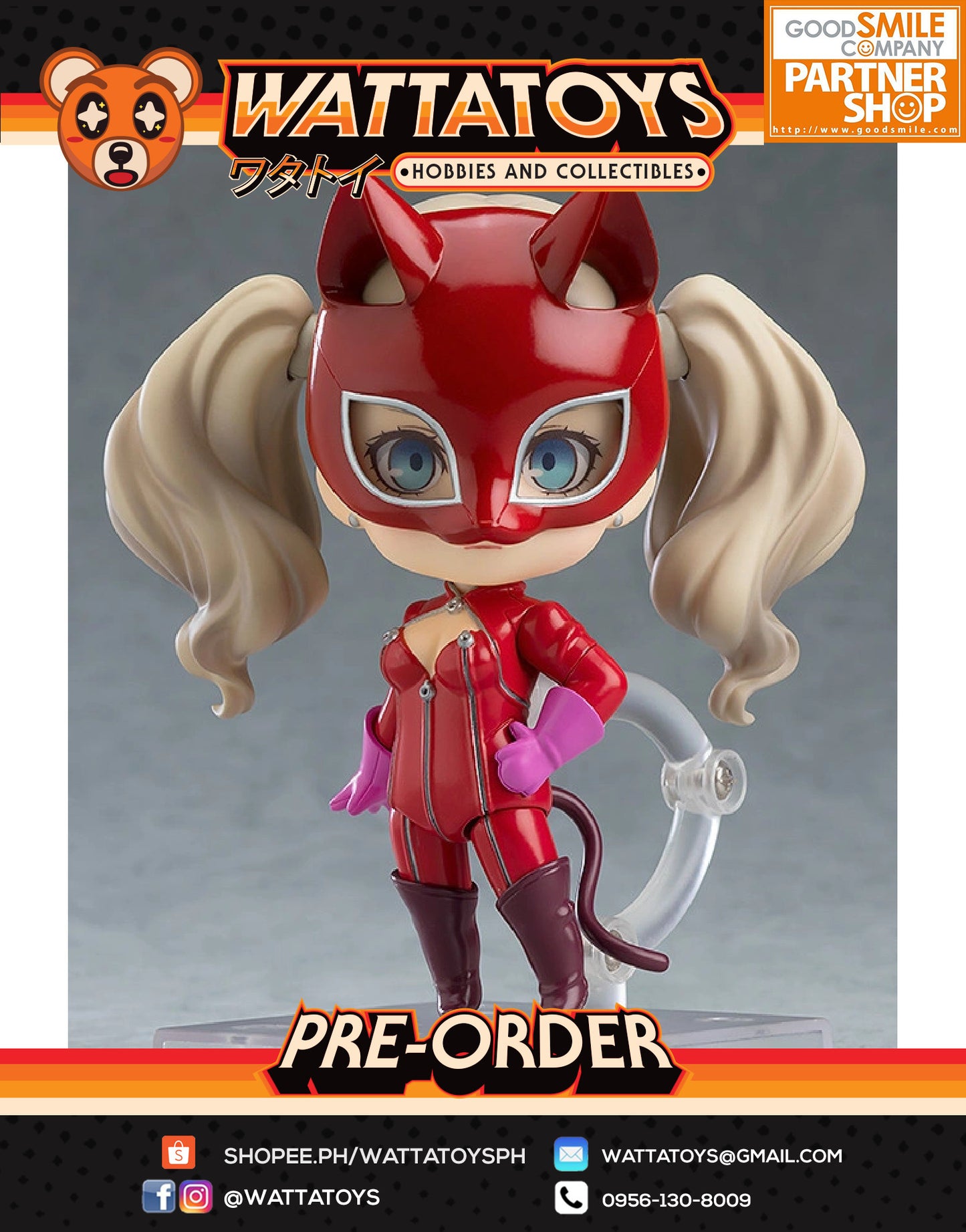 PRE ORDER Nendoroid 1143 PERSONA5 the Animation - Ann Takamaki: Phantom Thief Ver.