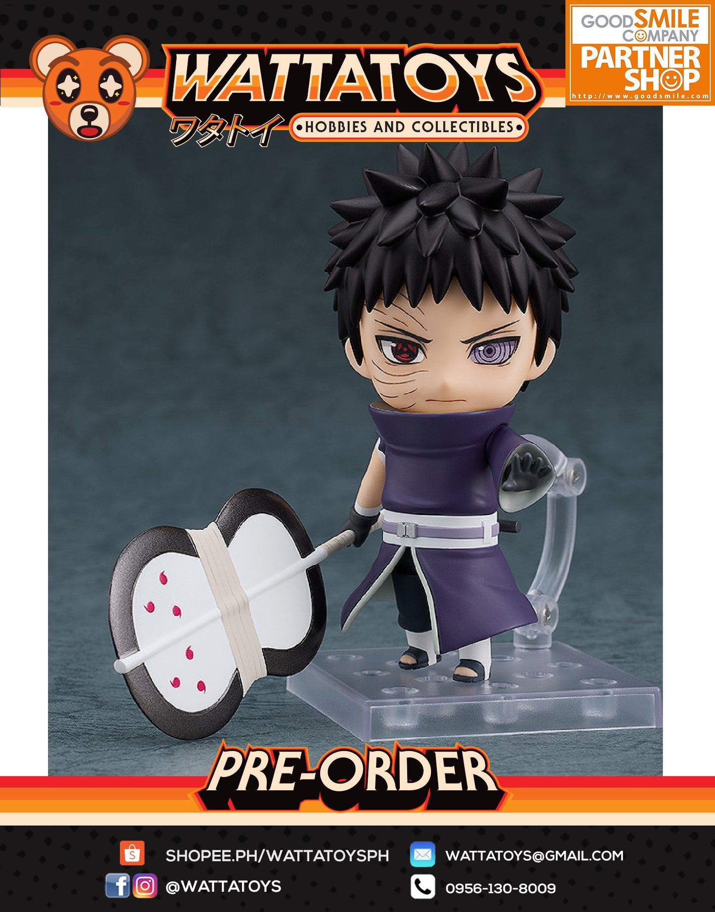 PRE ORDER Nendoroid 2120 Naruto Shippuden - Obito Uchiha