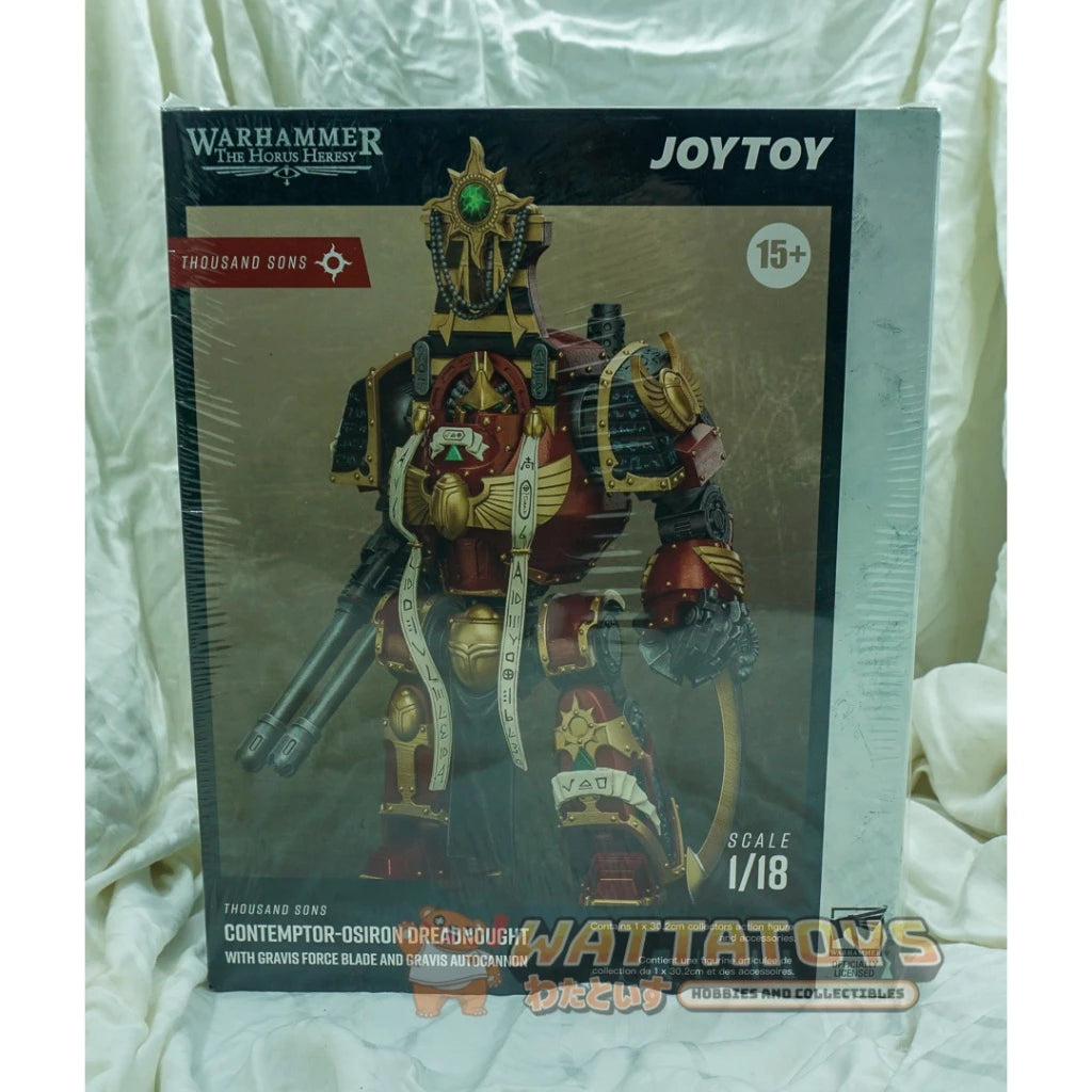 JOYTOY Thousand sons contemptor orison dreadnought with gravis force blade and gravis autocannon