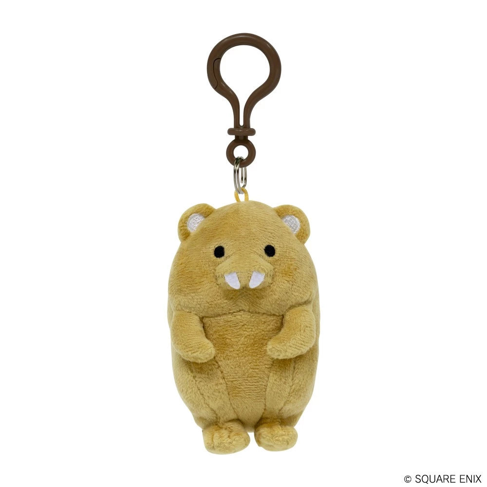 Final Fantasy XIV Plushie Keychain with Color Hook (Ambystoma/Little Troll/Giant Beaver)