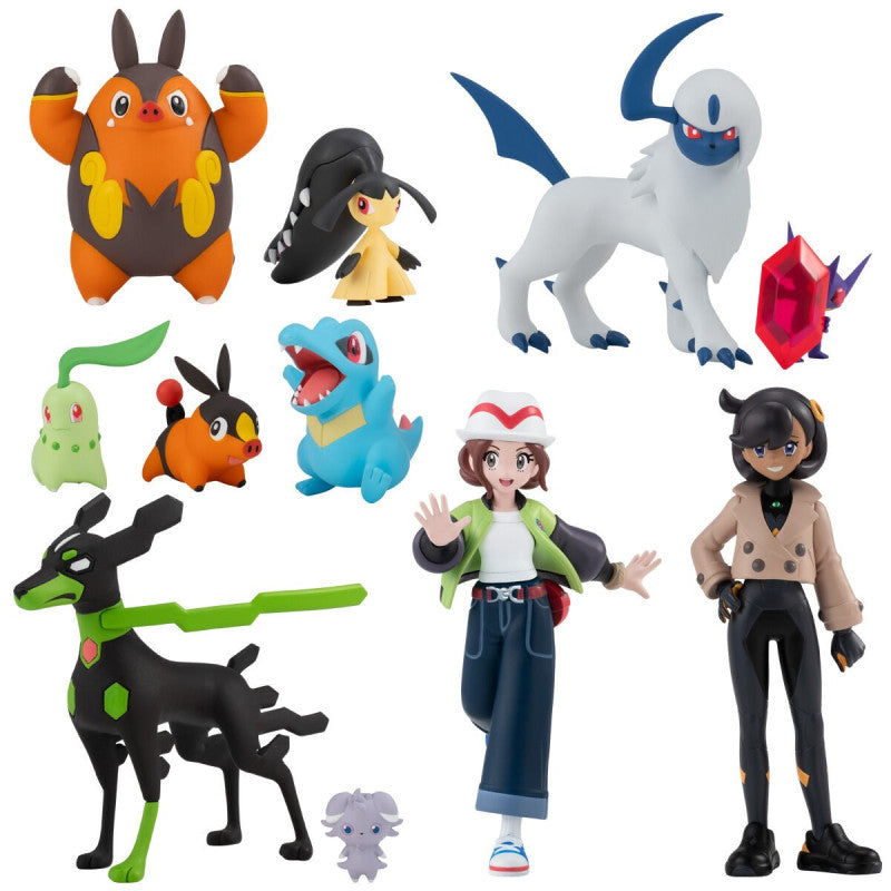 [PRE-ORDER] Bandai BOX OF 10 - POKÉMON SCALE WORLD LUMIOSE CITY W/O GUM