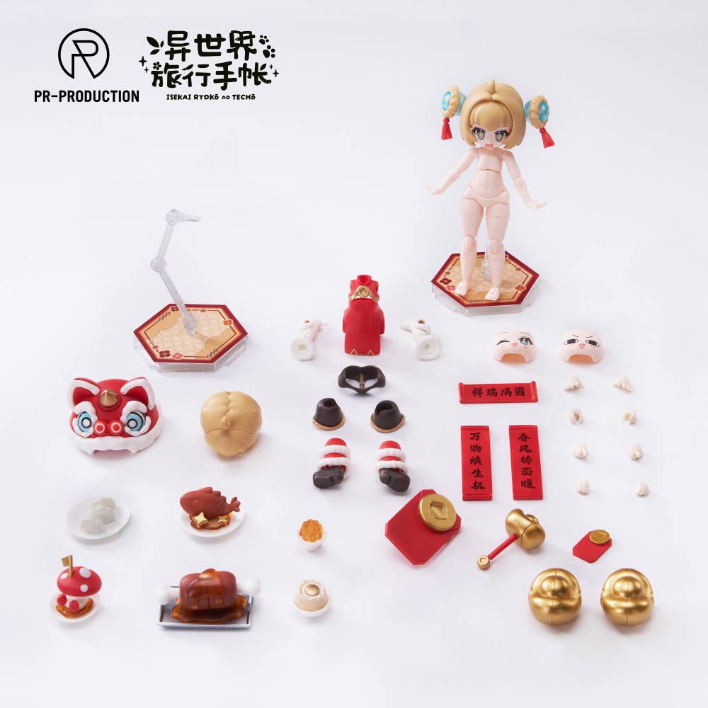 [PRE-ORDER] PR-Production Isekai Ryoko no Techo SP01 New Warrior Lennie Brown New Year Ver. Plastic Kit