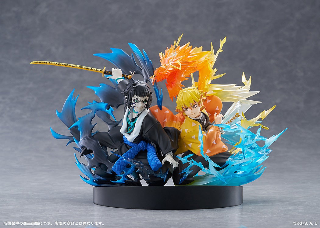 [PRE-ORDER] Aniplex Demon Slayer Kimetsu no Yaiba Zenitsu Agatsuma & Kaigaku Non-Scale Figure