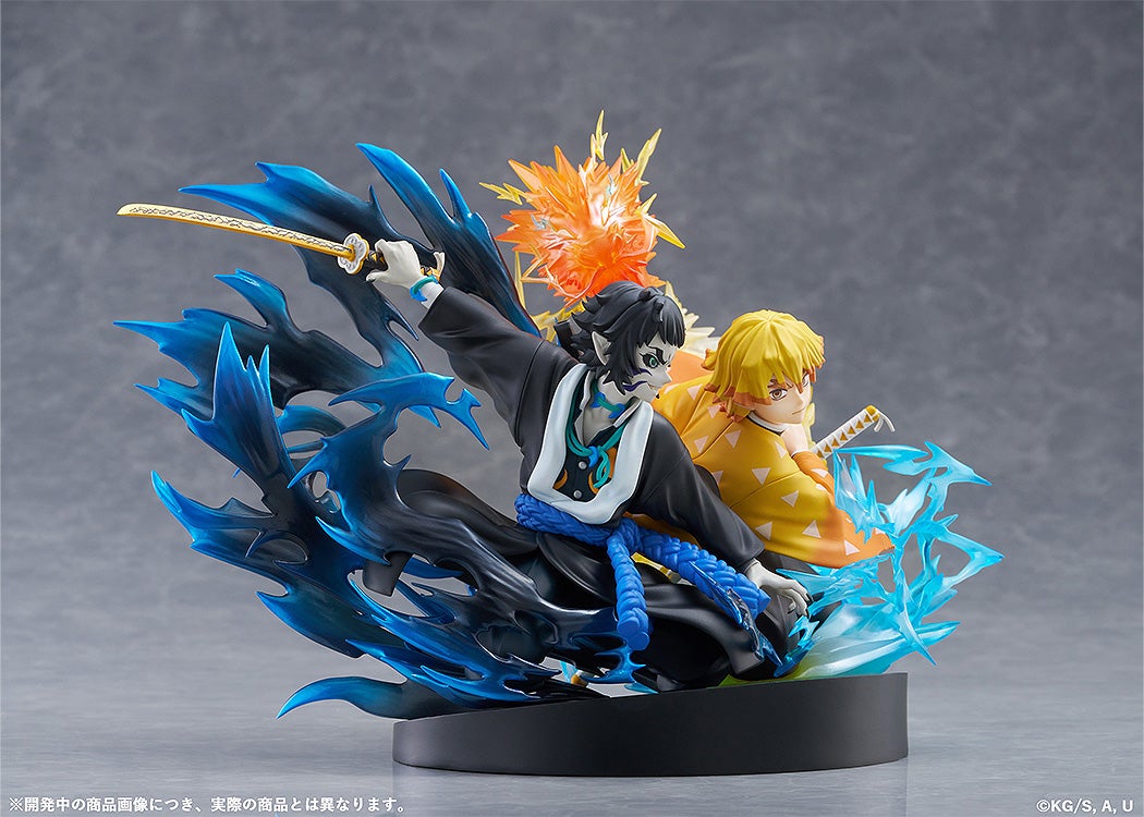 [PRE-ORDER] Aniplex Demon Slayer Kimetsu no Yaiba Zenitsu Agatsuma & Kaigaku Non-Scale Figure