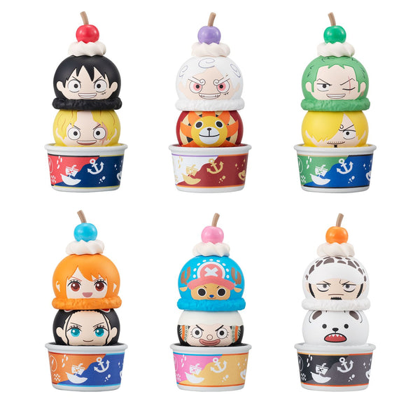 [PRE-ORDER] Megahouse SET OF 6 Tsumichen Stack up & Change ONE PIECE