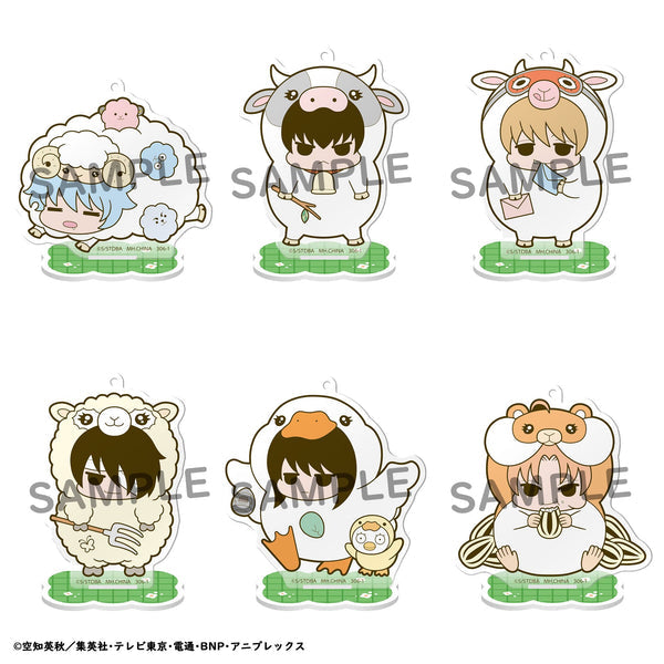 [PRE-ORDER] Megahouse box of 6 - Acrylic Stand Gintama Prince Hata & Animal Paradise Farm of Love & Peace