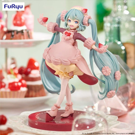 PRE ORDER - FURYU PRIZE - Hatsune Miku - SweetSweets Series Figure - Hatsune Miku Strawberry Chocolate Short